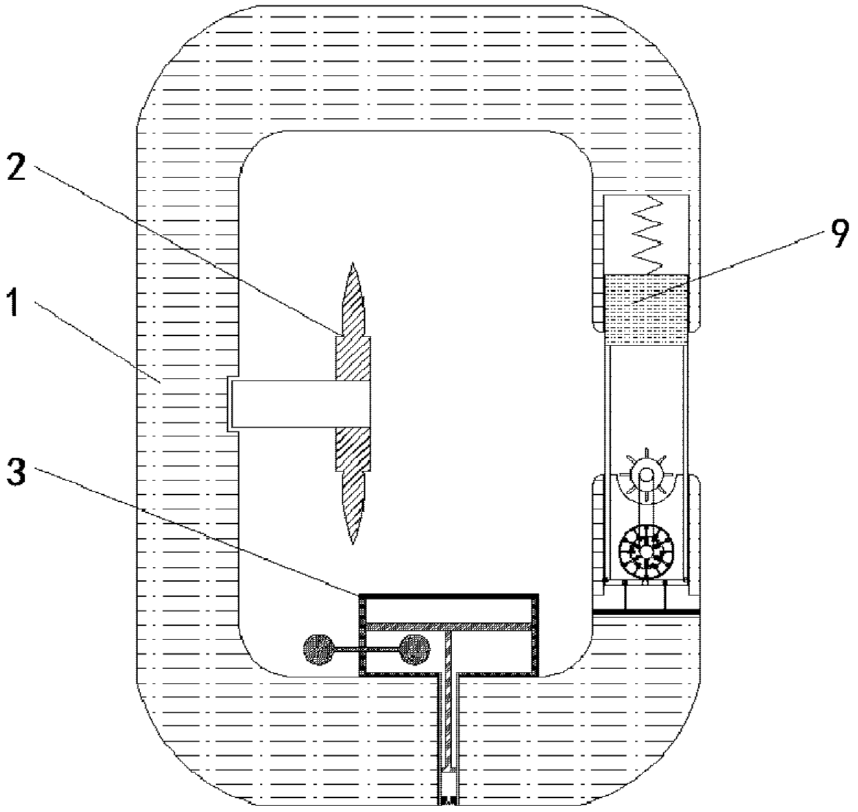 Computer host capable of stabilizing unit airflow flow of heat dissipation holes