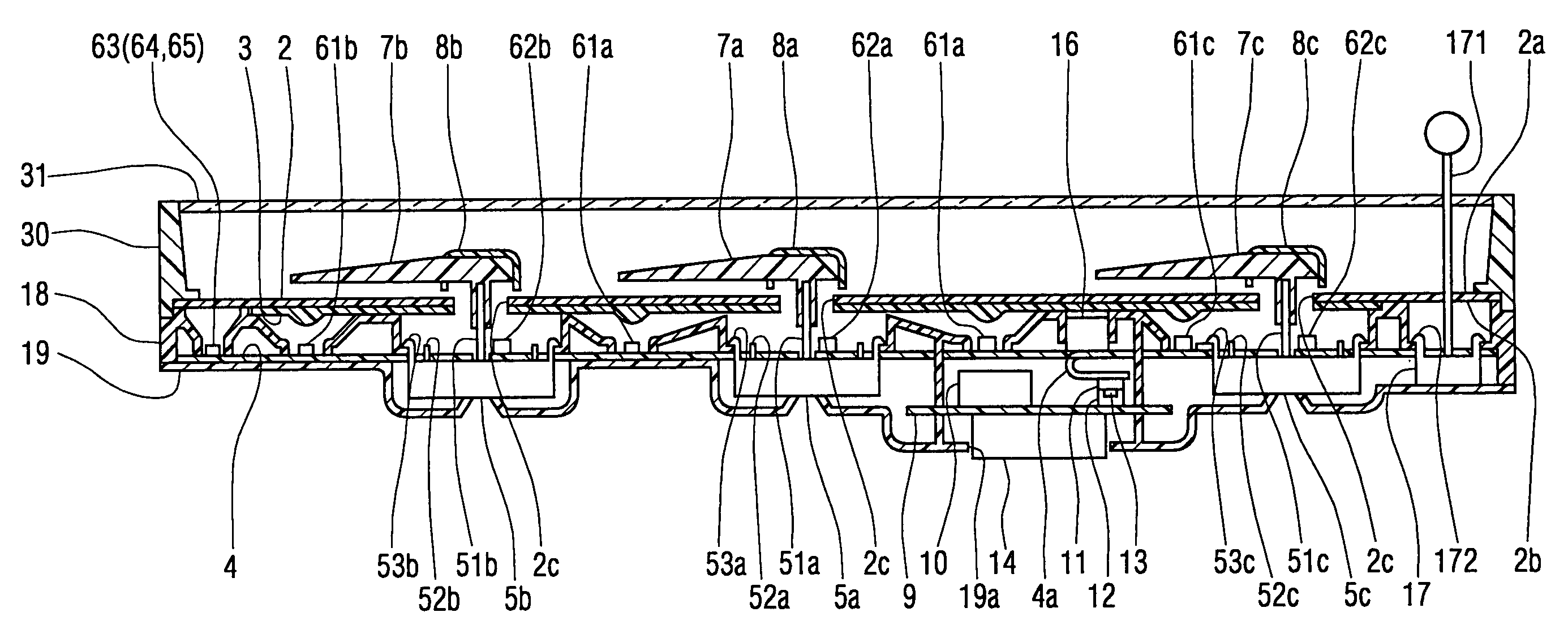 Indicating instrument for vehicle