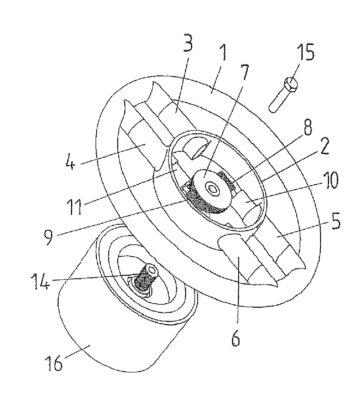 Steering device for a superposition steering system