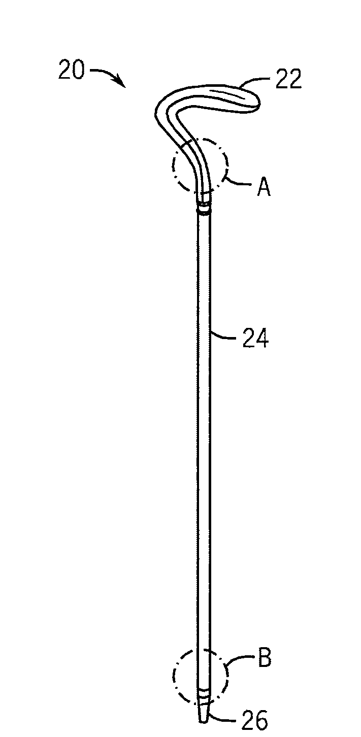 Mobility devices with interchangeable features