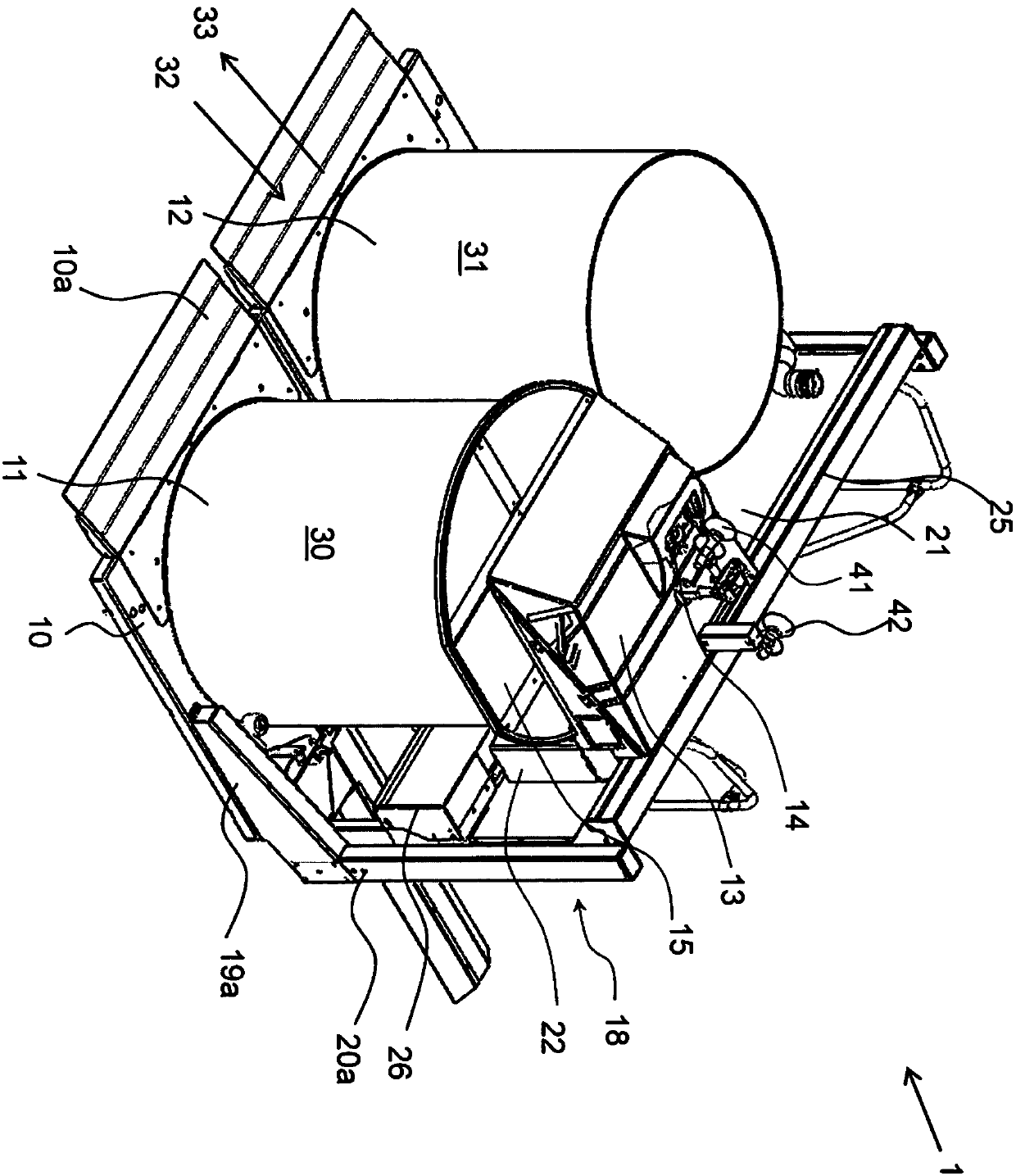 Device for filling a can with a sliver