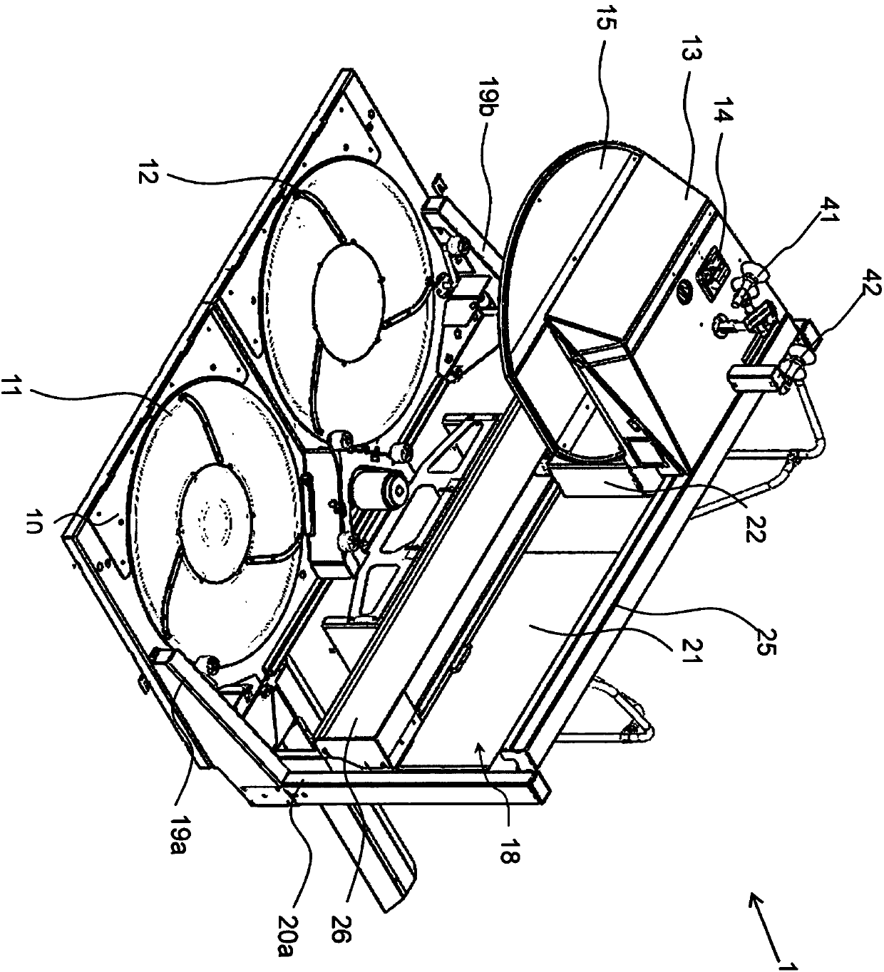 Device for filling a can with a sliver