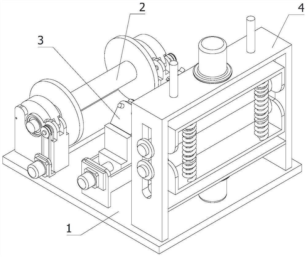 A water conservancy construction pipe laying-out device