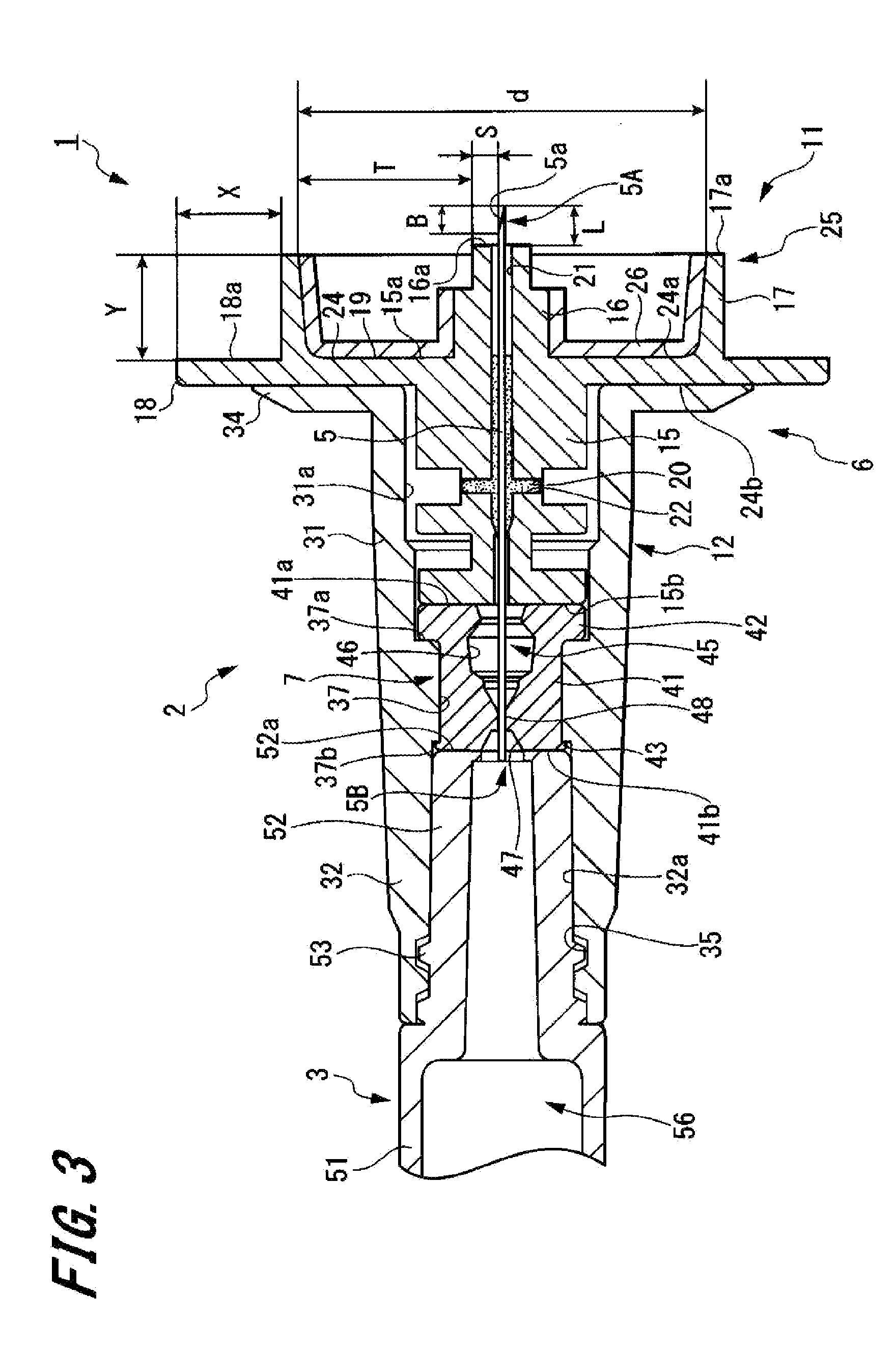 Injection neddle assembly and medicine injection device