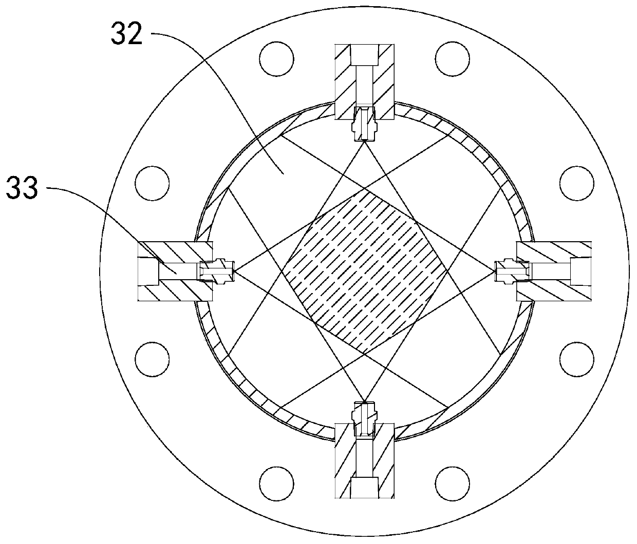 Pipeline type high-pressure spraying elution device and elution method for contaminated soil remediation