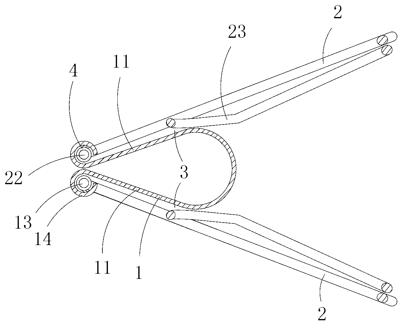 Long-tail clamp