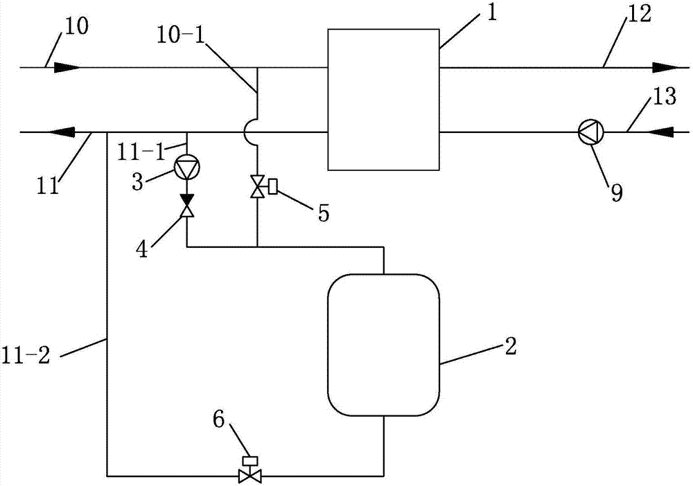 Distributed double-side combined heat accumulation device for heating station