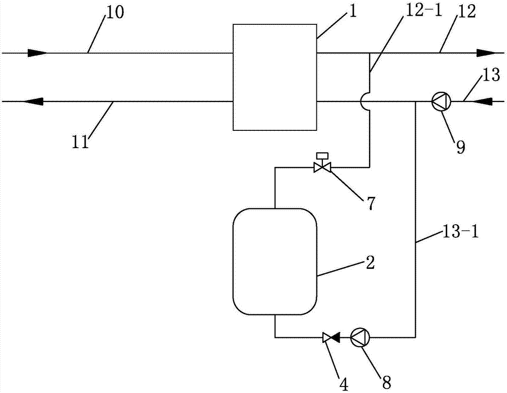 Distributed double-side combined heat accumulation device for heating station