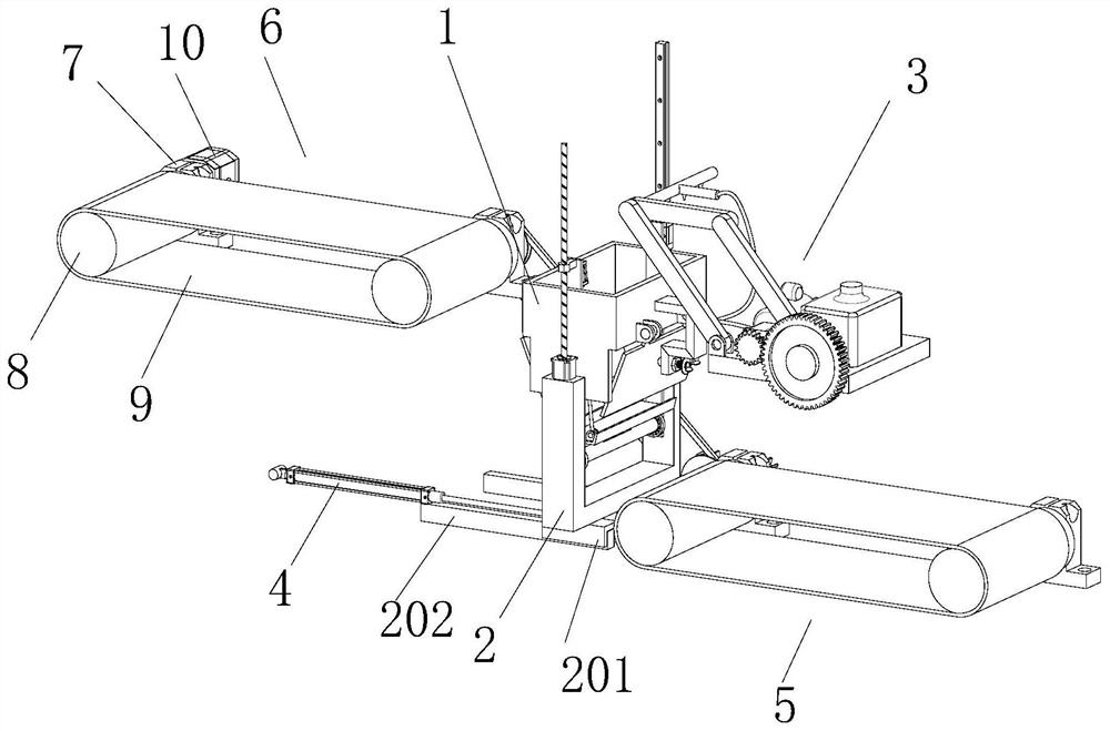 Vegetable sorting device for cold-chain logistics