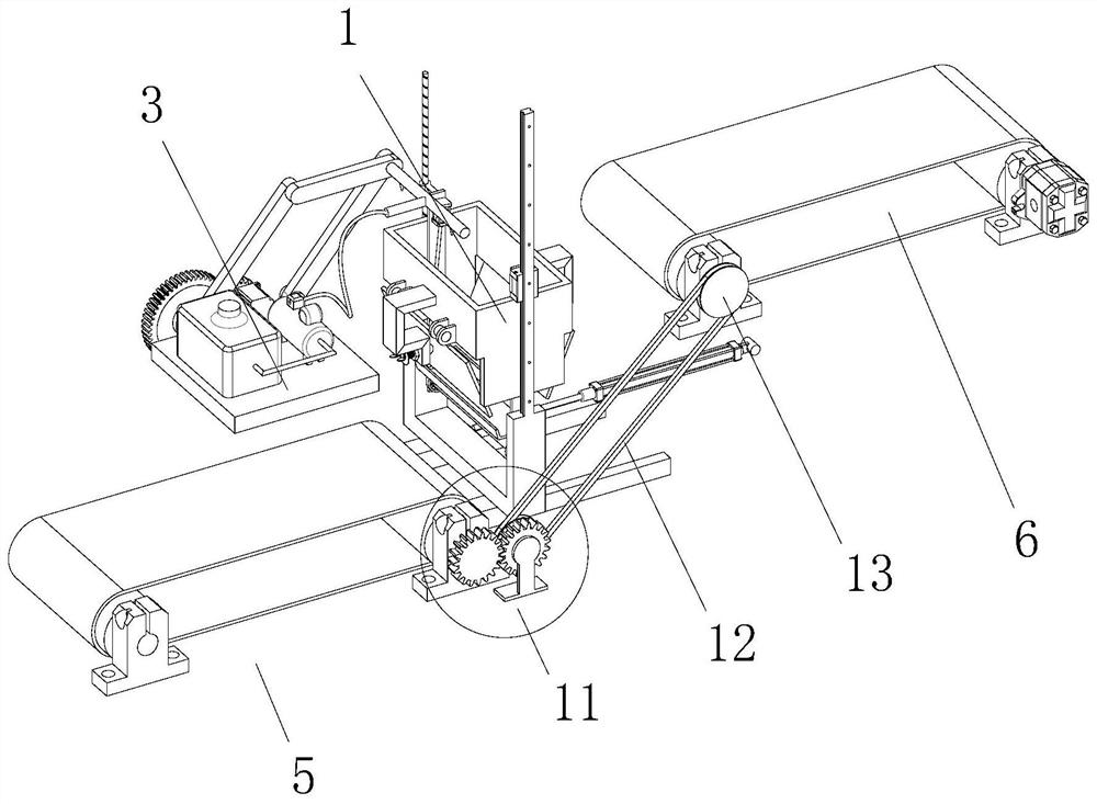 Vegetable sorting device for cold-chain logistics