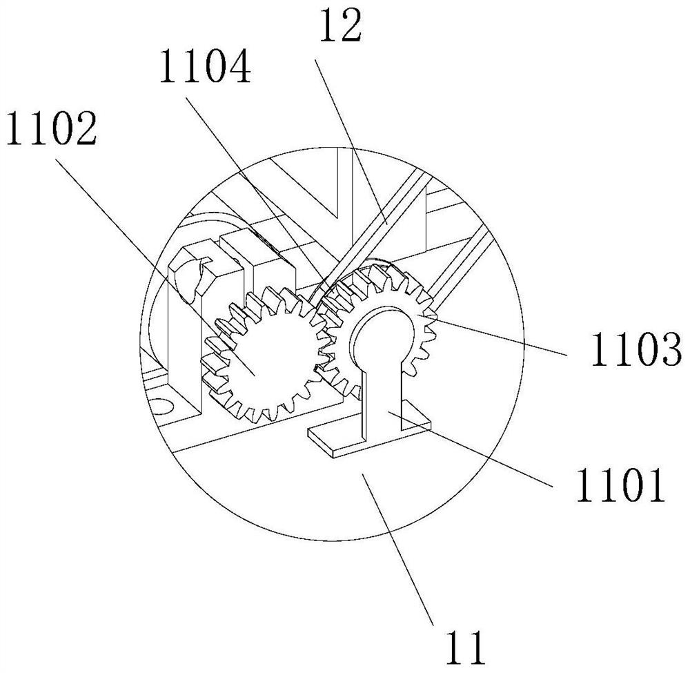 Vegetable sorting device for cold-chain logistics