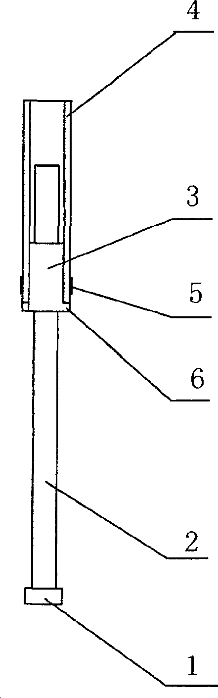 Abdomen height measuring instrument