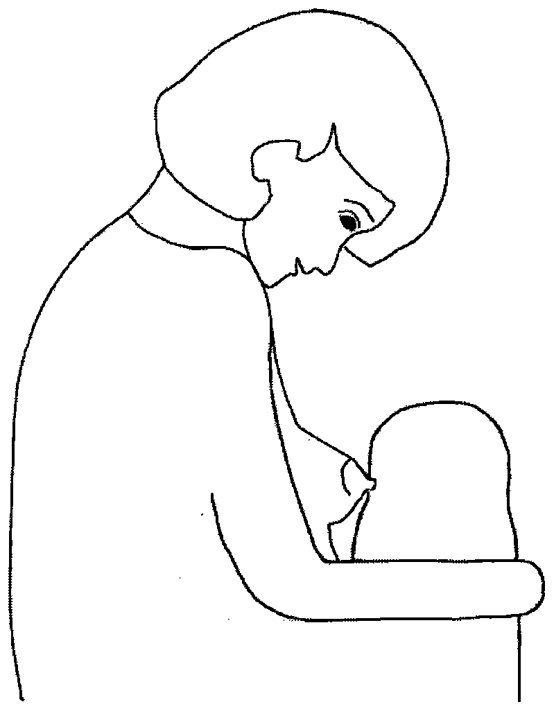 Simulation device for simulating mother and infant care