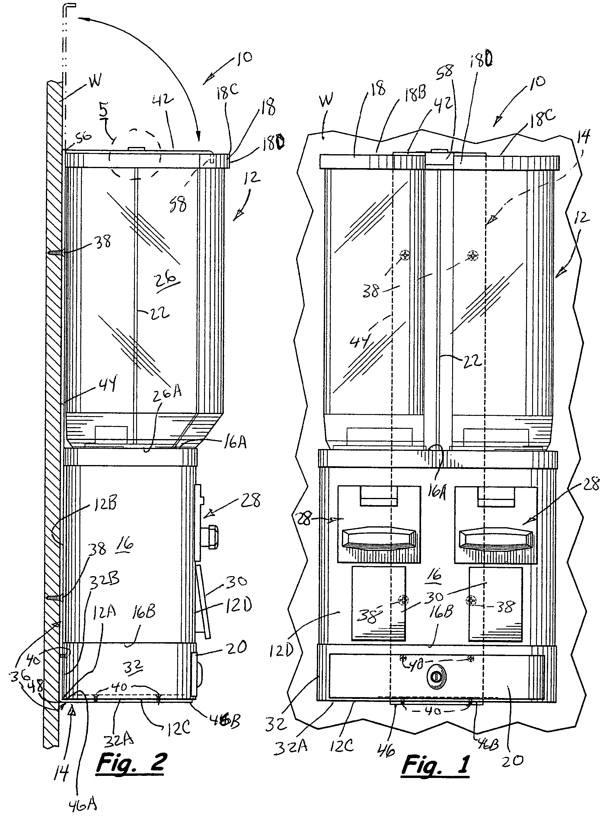 Wall-mountable vending machine support bracket and assembly