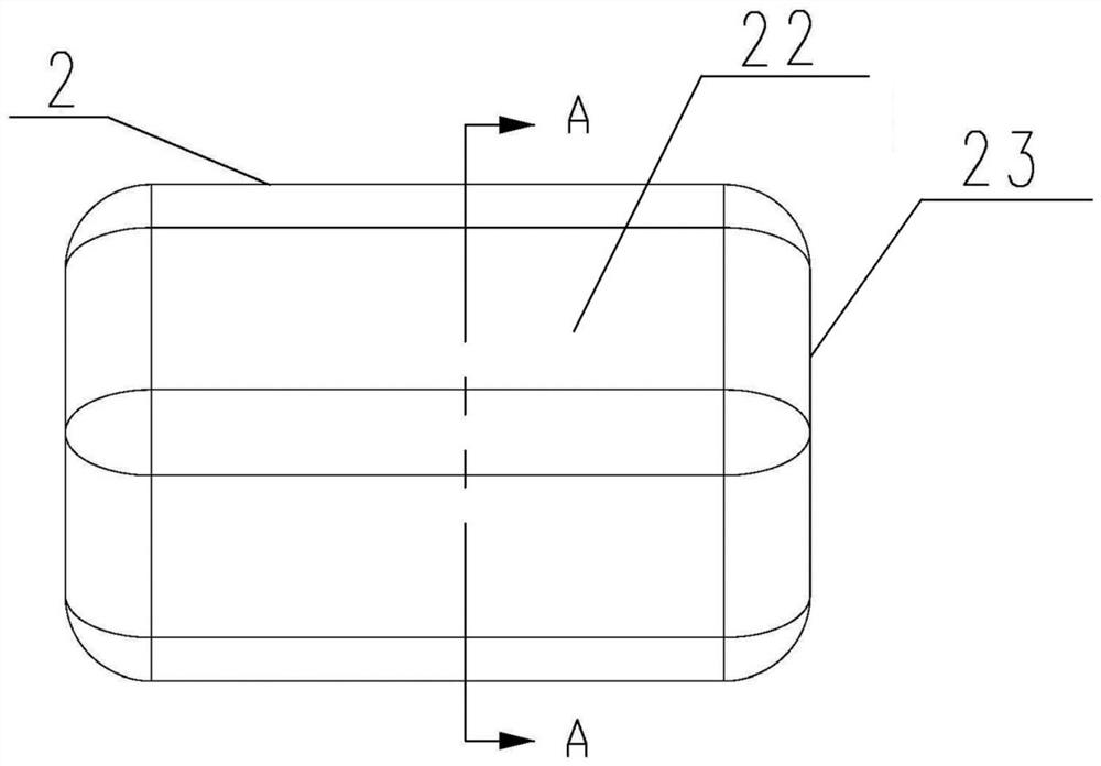 Filling structure for airtight test