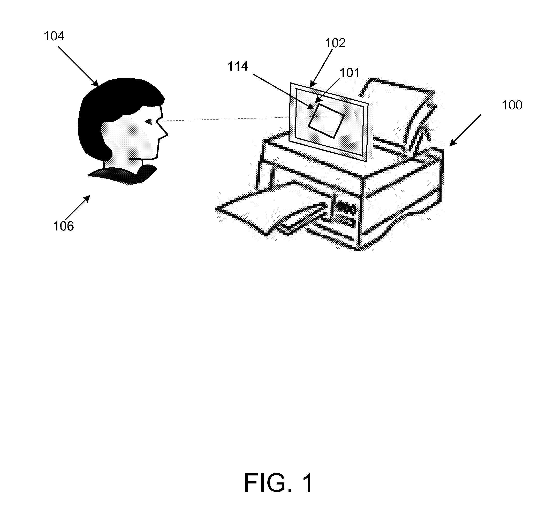 Printer with attention based image customization