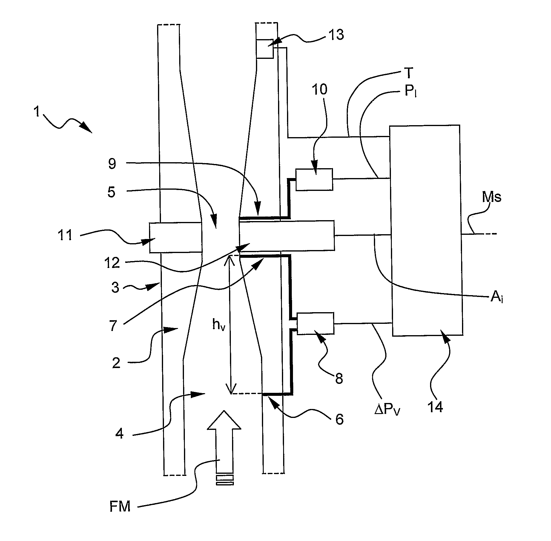 Method and Apparatus for Measuring the Flow Rates of the Individual Phases of a Multiphase Fluid Mixture