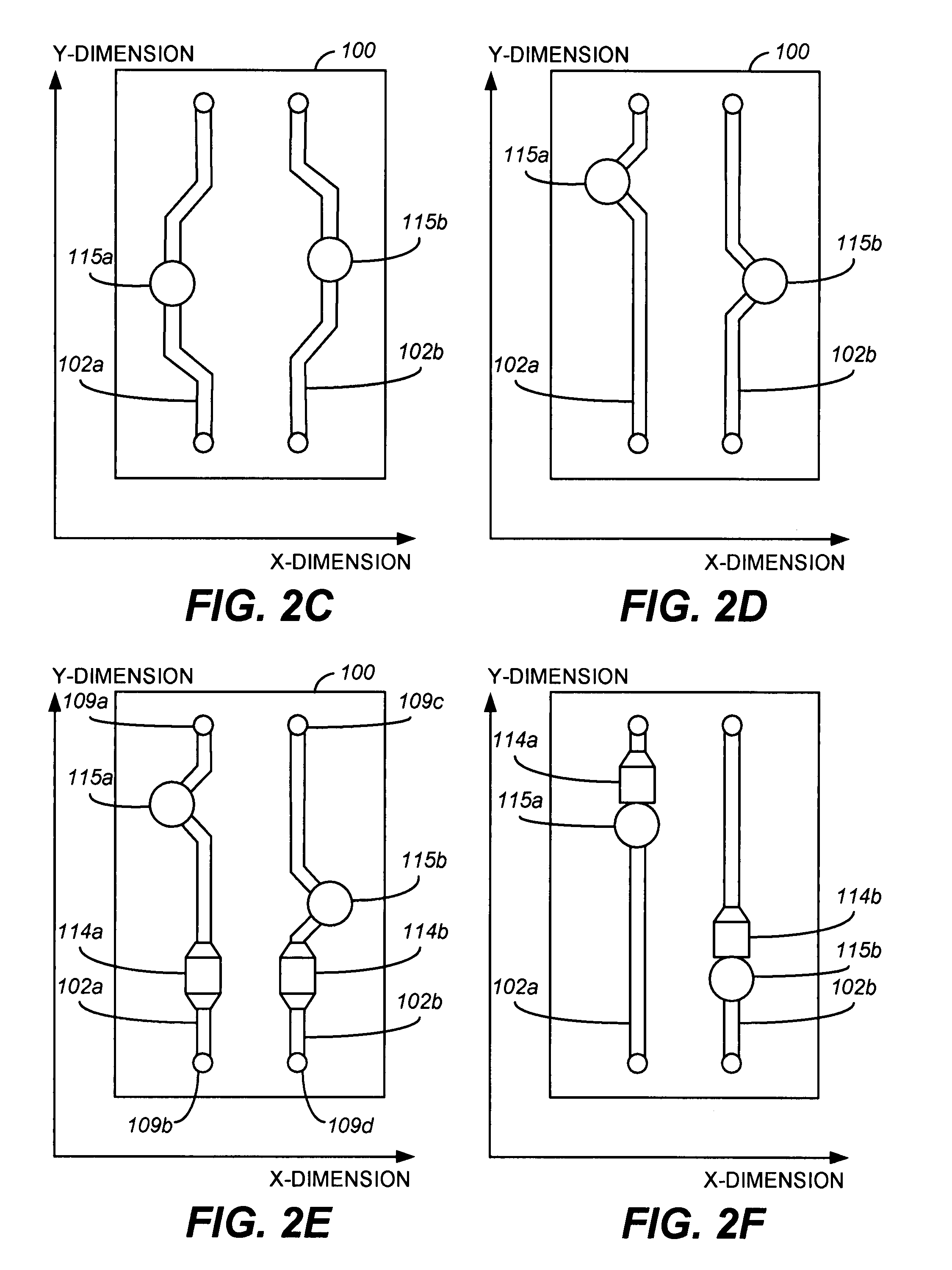 Printed circuit board test access point structures and method for making the same