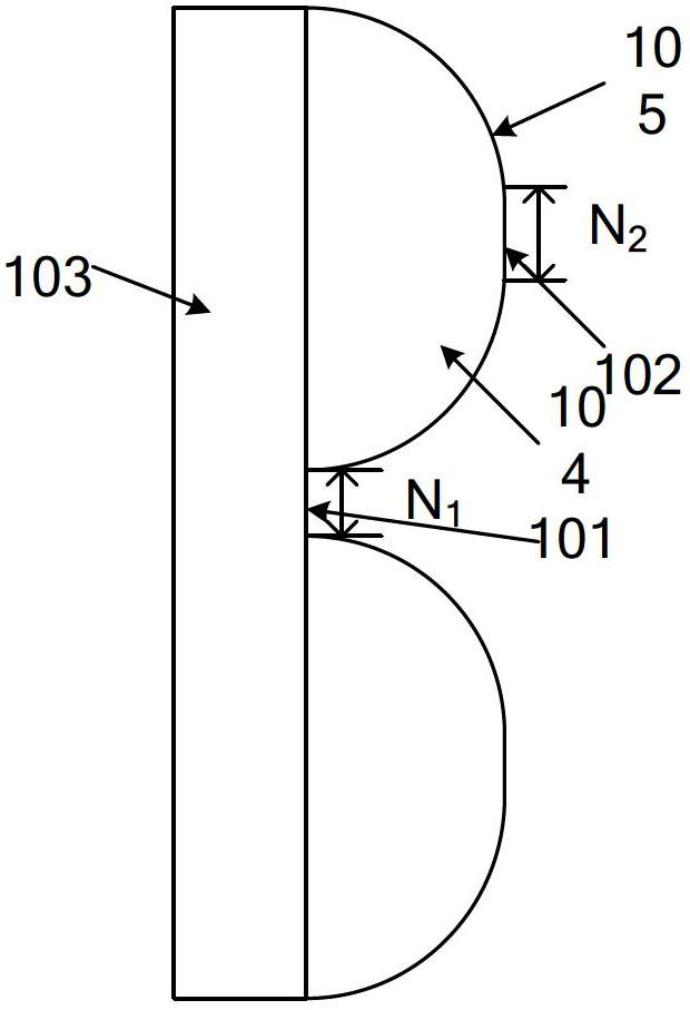 Lenticular lens grating, liquid crystal grating and display device