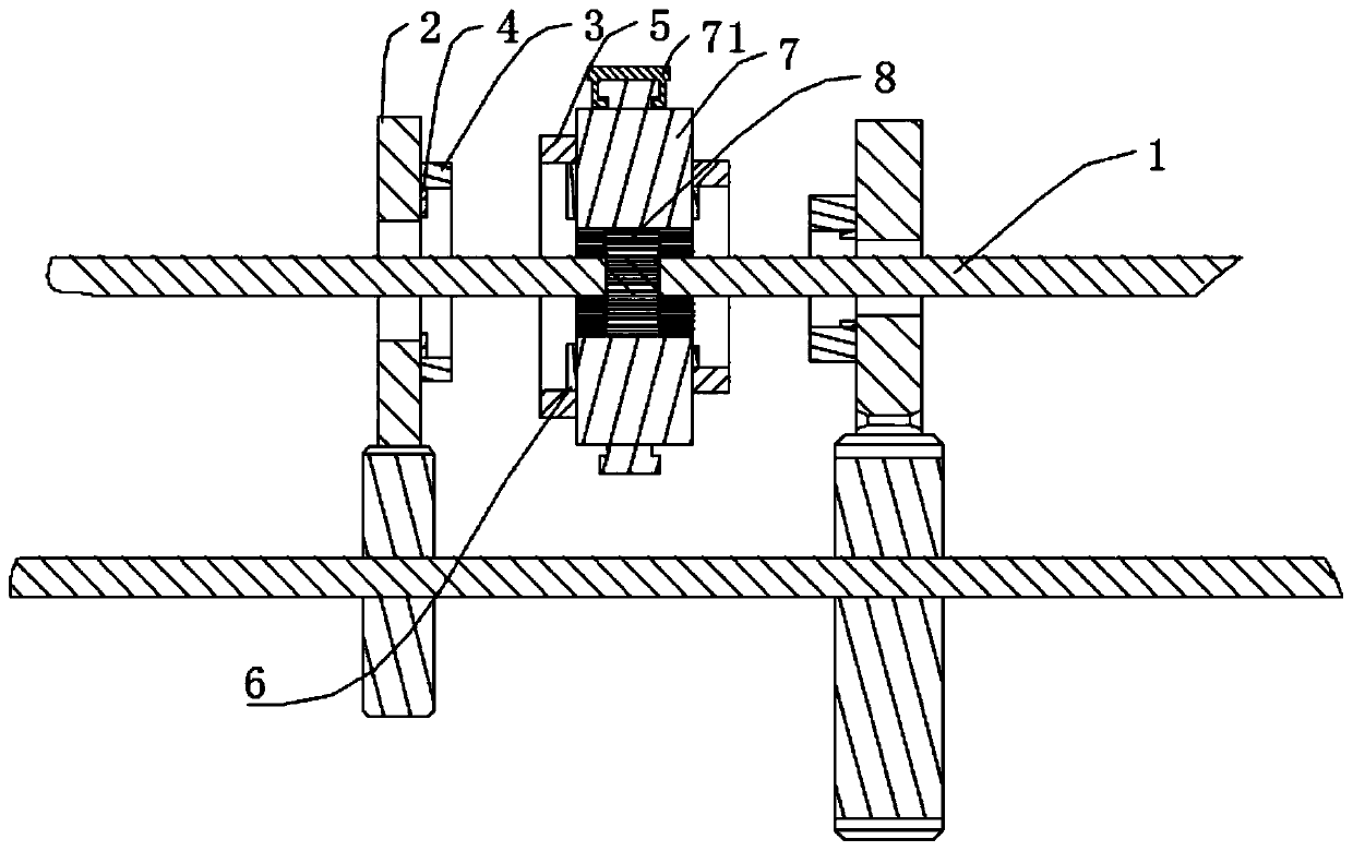 Magnetic synchronizer and transmission