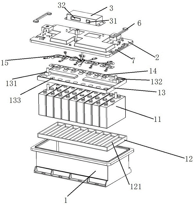 Lithium battery pack utilizing phase-change material to realize temperature control