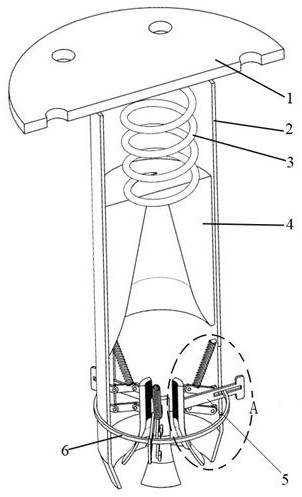 Clamper for robot paintbrush