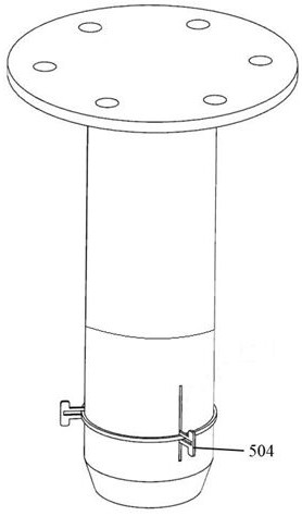 Clamper for robot paintbrush