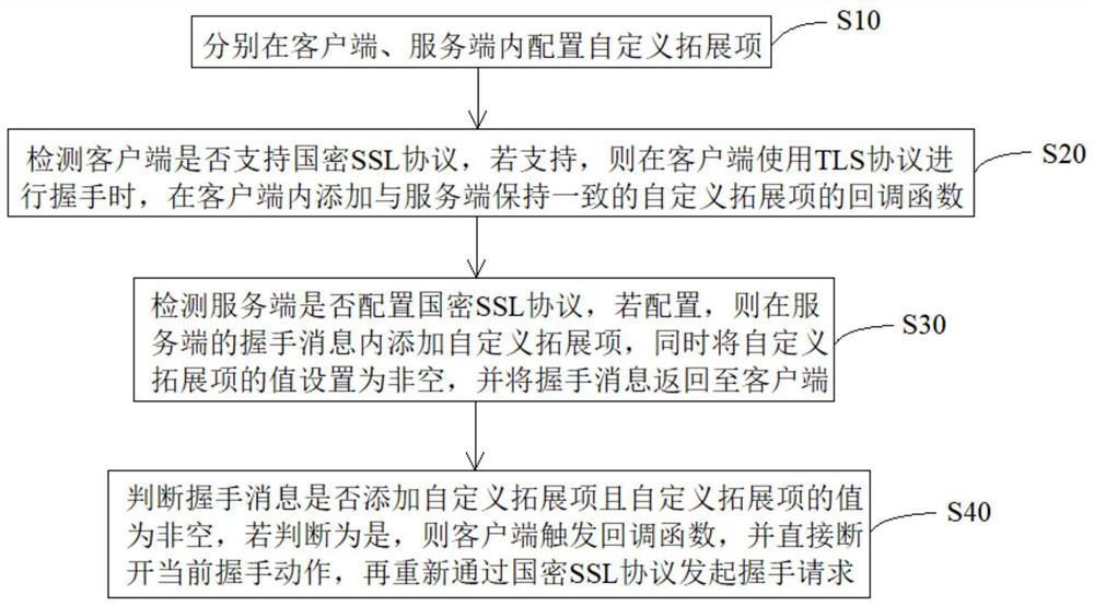 Secure transport layer protocol detection method and device, computer equipment and storage medium