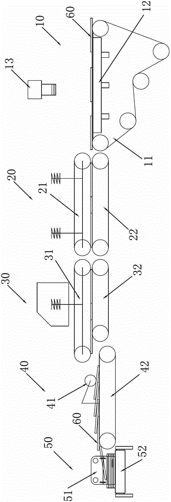 Stacking and collecting mechanism, stacking and collecting method and quality testing machine for small-size prints