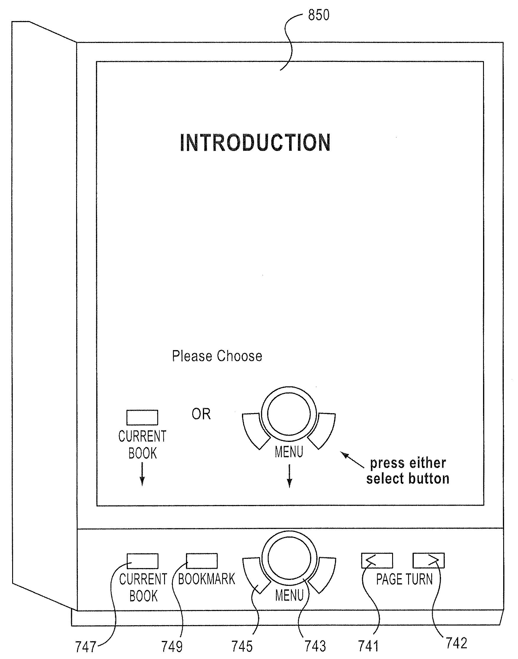 Electronic book secure communication with home subsystem