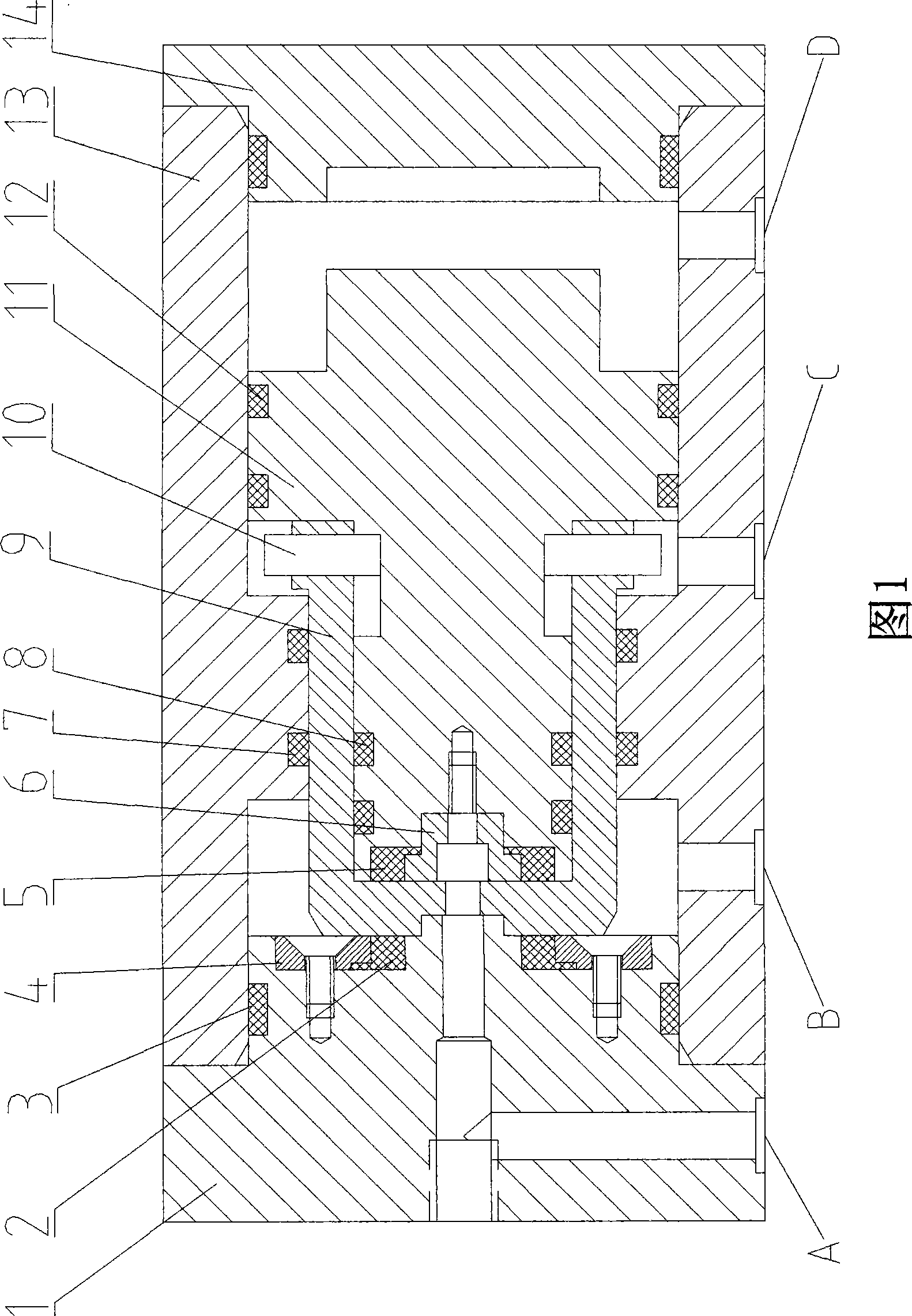 Unloading type liquid-control hydraulic break valve and its opening method