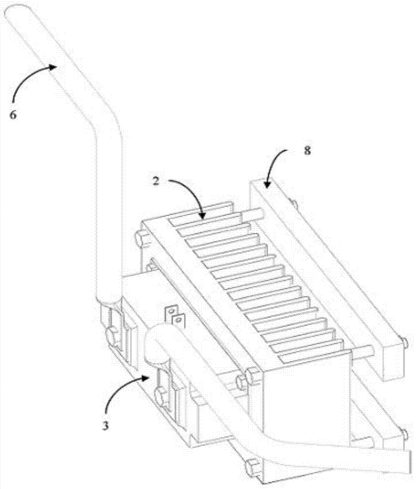 A mounting frame for installing igbts in series and a method for installing igbts in series