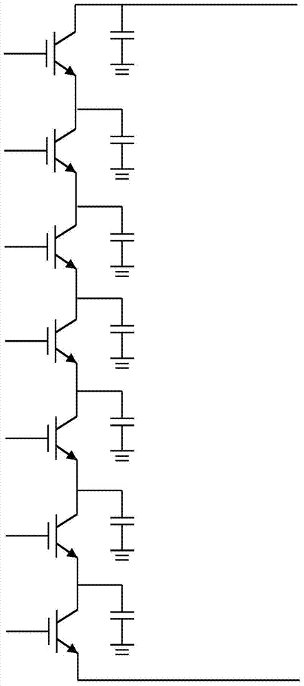 A mounting frame for installing igbts in series and a method for installing igbts in series