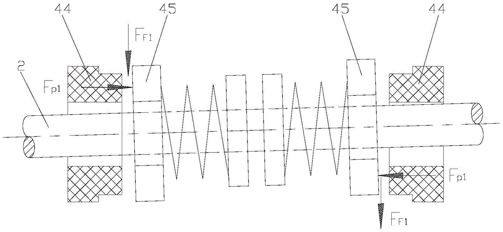 Mechanical seal performance test device and axial force and temperature measurement method between seal faces