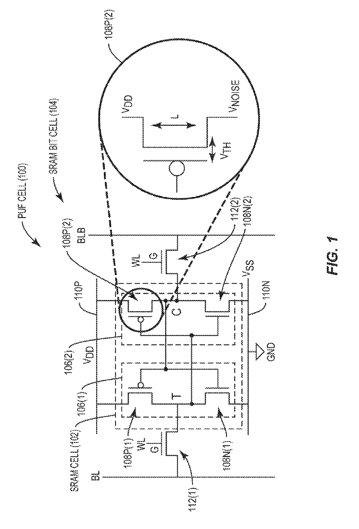 Physically unclonable function (PUF) memory employing static random access memory (SRAM) bit cells enhanced by stress for increased puf output reproducibility