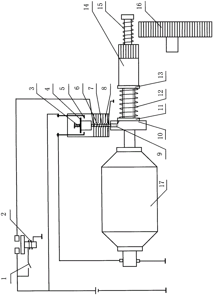 A rotary damping buffer tooth-mesh automobile motor