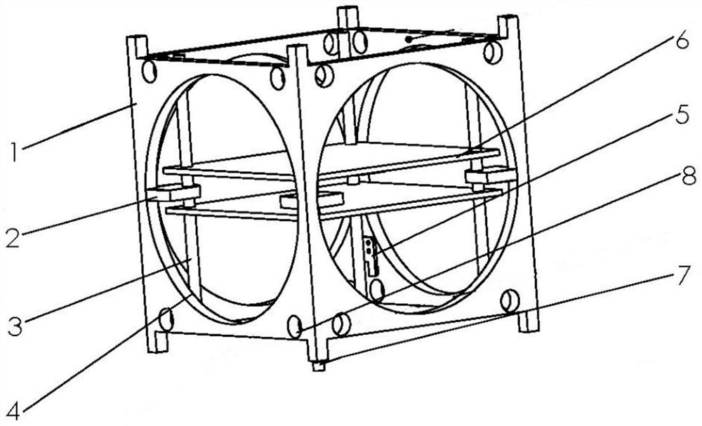 Cubesat framework based on 3D printing