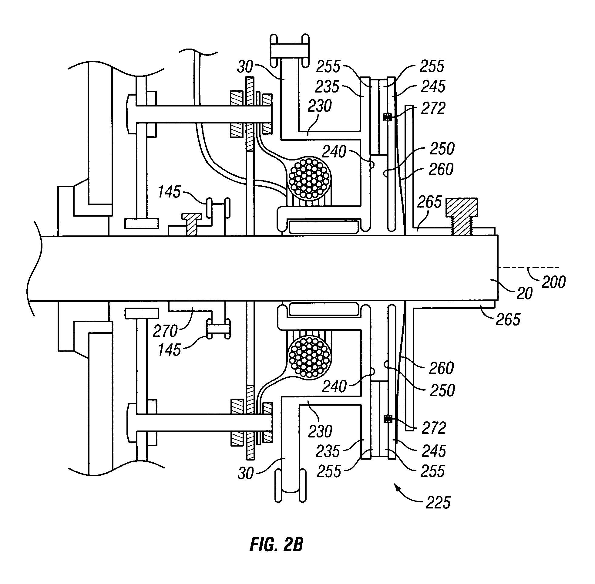 Fire door control system and method including periodic system testing