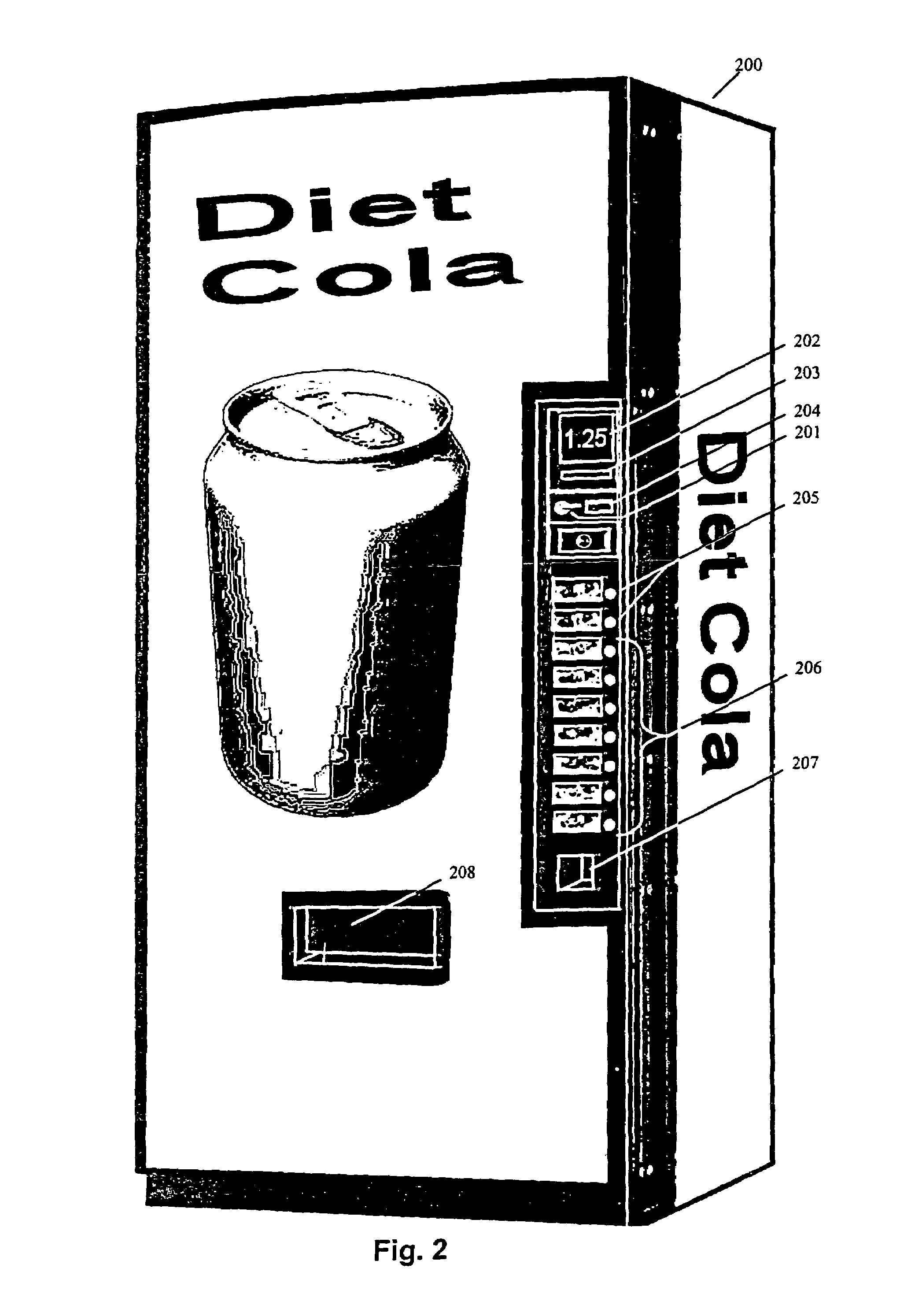 Vending machine having promotional features