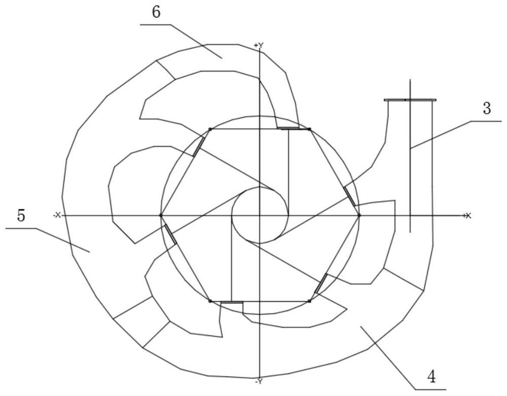 Method for preassembling impact type water distribution ring pipe