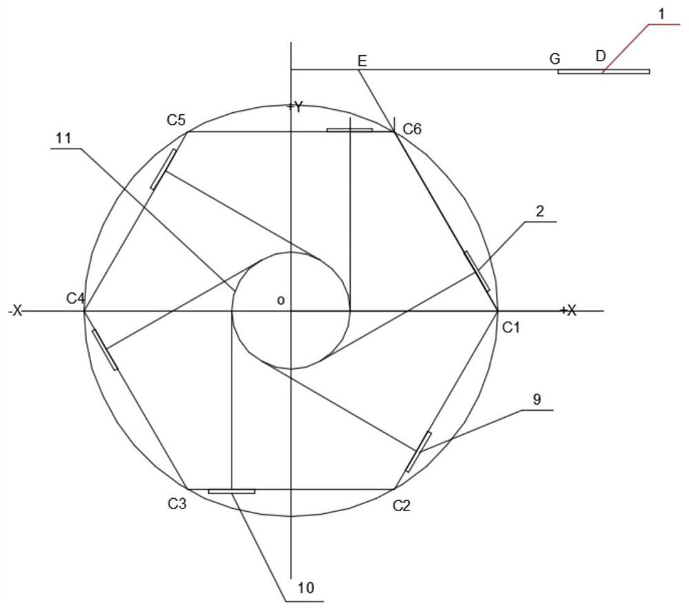 Method for preassembling impact type water distribution ring pipe