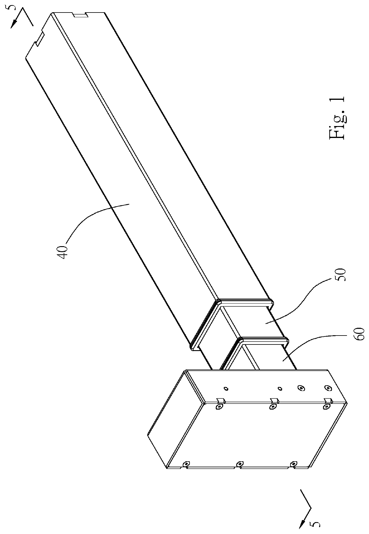 Linkage mechanism acting in opposite directions synchronously