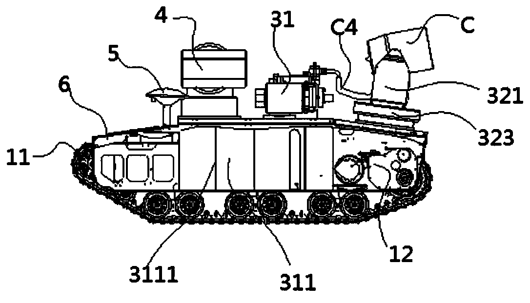 Spraying robot