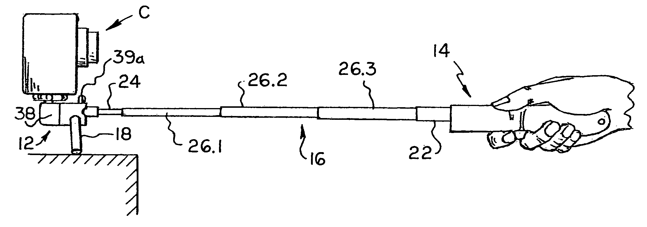 Apparatus for supporting a camera and method for using the apparatus