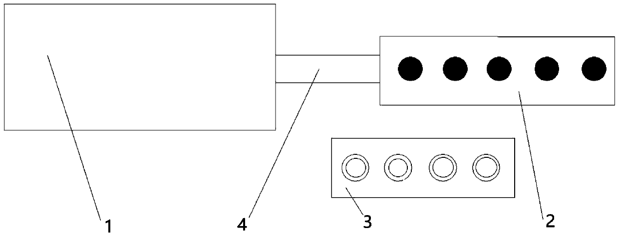 Magnetic dragging type wound healing device