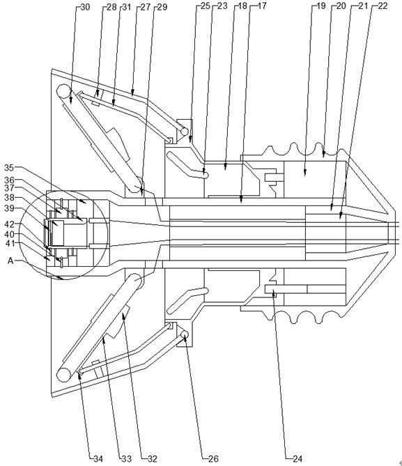 Anti-pulling type new energy automobile charging port connecting mechanism