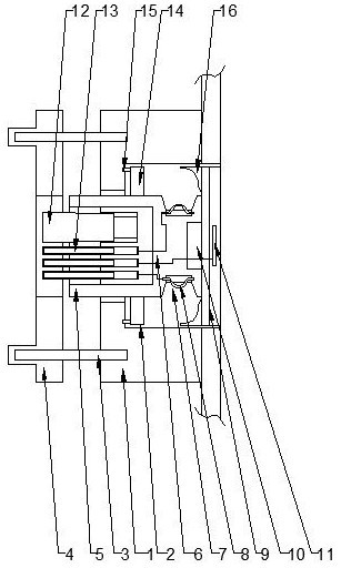 Anti-pulling type new energy automobile charging port connecting mechanism