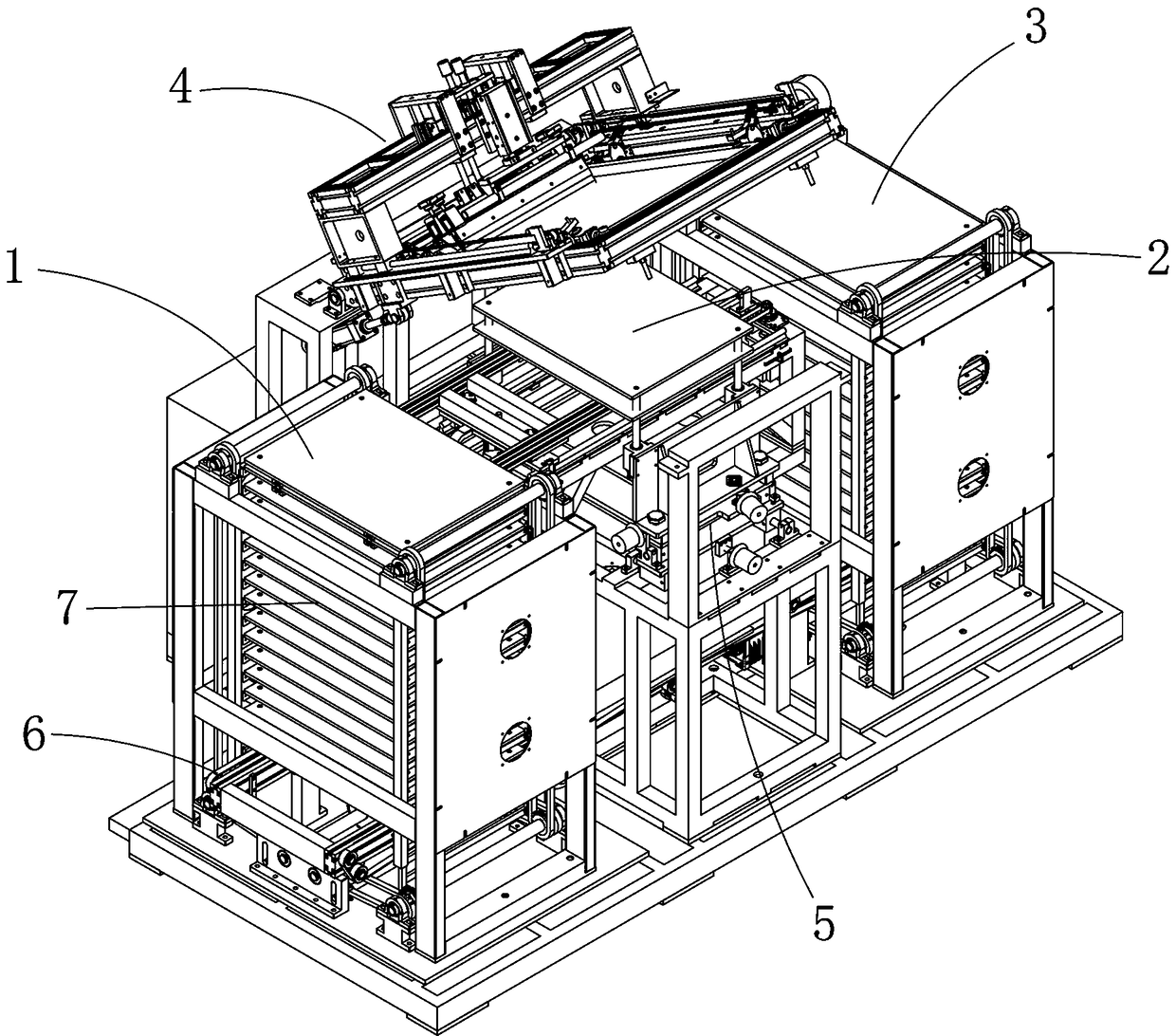 A fully automatic screen printing machine and its production line