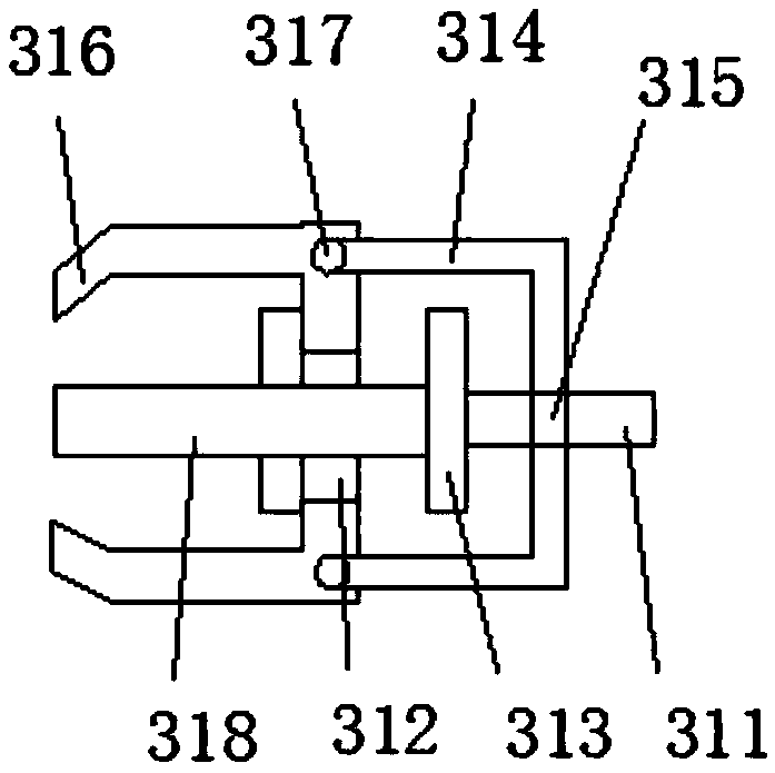 Electrophoresis paint-spraying pretreatment device for surfaces of mechanical parts and fittings