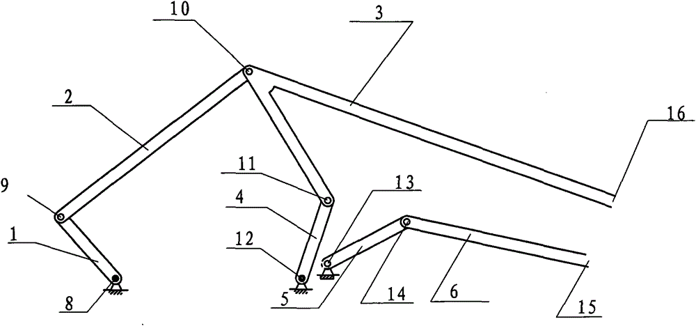 Hybrid drive controllable parallel-connection excavation mechanism